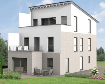 Modernes Neubauprojekt in Rosenheim – Doppelhaushälfte mit Einliegerwohnung und großem Garten, 83026 Rosenheim, Haus zum Kauf