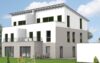 Modernes Neubauprojekt in Rosenheim - Doppelhaushälfte mit Einliegerwohnung und großem Garten - Außenansicht des Doppelhauses